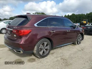 2017 Acura MDX with VIN 5FRYD4H32HB000638, listed as a Copart auction lot 71590044 with 177,372 mi miles and Salvage Title. Bid and sale history available at carsss.com. Image 3.