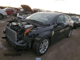 2020 Ford Fusion Hybrid SEL with VIN 3FA6P0MU4LR162162, listed as a Copart auction lot 83429844 with 85,380 mi miles and Salvage Title. Bid and sale history available at carsss.com. Image 1.