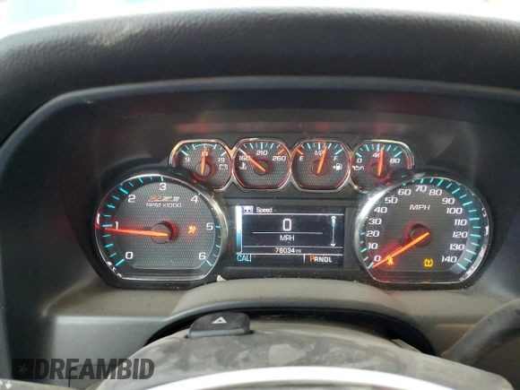 2019 Chevrolet Silverado 1500 LT with VIN 2GCVKPEC6K1173802, listed as a Copart auction lot 86812284 with 78,034 mi miles and Salvage Title. Bid and sale history available at DreamBid. Image 9.