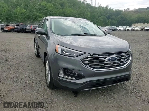 2021 Ford Edge Titanium with VIN 2FMPK4K96MBA38750, listed as a Copart auction lot 61401615 with 34,778 mi miles and Salvage title. Bid and sale history available at DreamBid. Image 14.