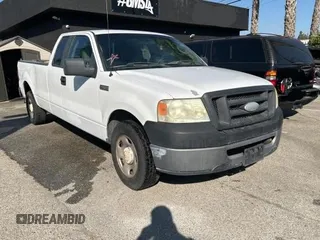 2008 Ford F-150 XL with VIN 1FTVX12578KD70345, listed as a Copart auction lot 79133324 with 122,847 mi miles and Clean title. Bid and sale history available at DreamBid. Image 1.