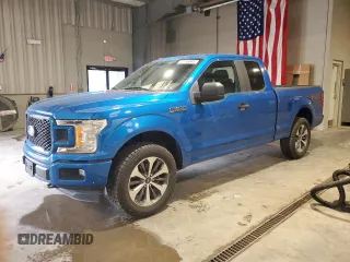 2019 Ford F-150 XL z VIN 1FTEX1EP6KKD02929, wystawiony jako Copart lot #57146845 z przebiegiem 44 460 mil mil oraz Szkoda całkowita • Salvage title. Historia ofert i sprzedaży dostępna na DreamBid. Obrazek 1.