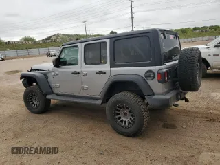 2018 Jeep Wrangler Unlimited Sport S с VIN 1C4HJXDG7JW138049, выставлен на аукционе Copart как лот 57168065 с пробегом 53 267 миль миль и Списание • Salvage title. История ставок и продаж доступна на DreamBid. Изображение 2.