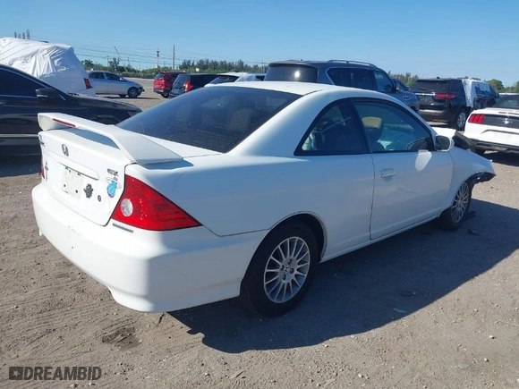 2005 Honda Civic Cpe EX with VIN 1HGEM22985L028900, listed as a IAAI auction lot 41839287 with 192,910 mi miles. Bid and sale history available at carsss.com. Image 4.