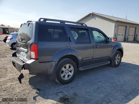 2012 Nissan Pathfinder SV with VIN 5N1AR1NB4CC633335, listed as a Copart auction lot 47575745 with 107,509 mi miles and Salvage Title. Bid and sale history available at carsss.com. Image 3.