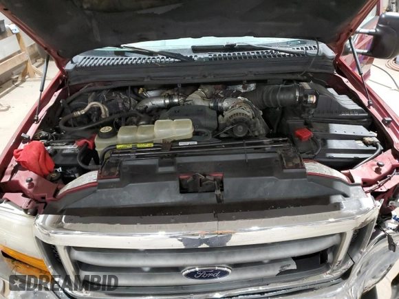 2001 Ford Super Duty F-250 XL with VIN 1FTNX21F31EC89279, listed as a Copart auction lot 51473505 with 155,130 mi miles and Salvage Title. Bid and sale history available at carsss.com. Image 11.