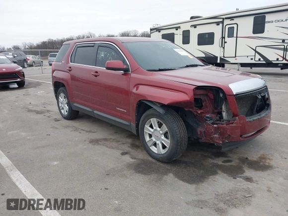 2010 GMC Terrain SLE-1 with VIN 2CTALBEW4A6248737, listed as a IAAI auction lot 41140067 with 158,498 mi miles. Bid and sale history available at carsss.com. Image 1.