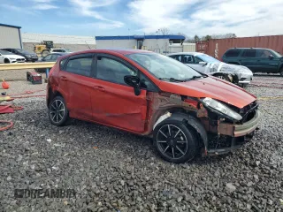2018 Ford Fiesta SE with VIN 3FADP4EJ9JM133589, listed as a Copart auction lot 49611115 with Not Provided miles and Salvage Title. Bid and sale history available at DreamBid. Image 4.