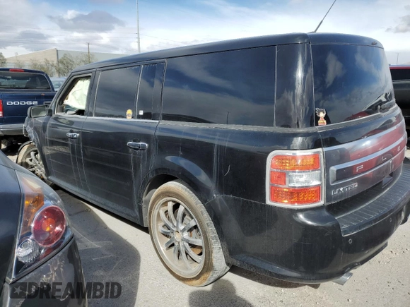 2014 Ford Flex Limited with VIN 2FMGK5D85EBD29459, listed as a Copart auction lot 86785874 with 122,893 mi miles and Salvage Title. Bid and sale history available at carsss.com. Image 2.