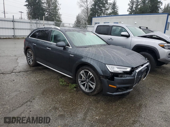 2017 Audi allroad A4 Premium Plus with VIN WA18NBF47HA113048, listed as a Copart auction lot 87935685 with 76,302 mi miles and Salvage Title. Bid and sale history available at DreamBid. Image 4.