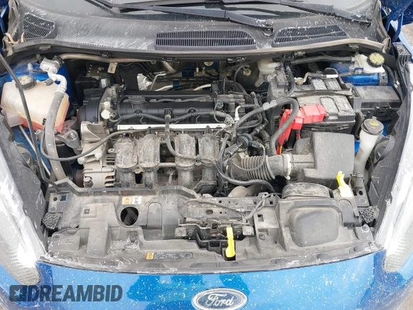 2019 Ford Fiesta SE with VIN 3FADP4EJ2KM121091, listed as a IAAI auction lot 41595764 with 98,669 mi miles. Bid and sale history available at carsss.com. Image 10.