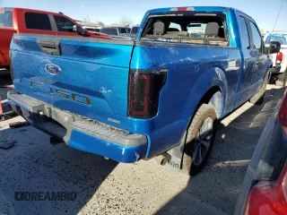 2020 Ford F-150 XL with VIN 1FTEX1EP1LKF47154, listed as a Copart auction lot 87878475 with 126,534 mi miles and Salvage Title. Bid and sale history available at carsss.com. Image 3.