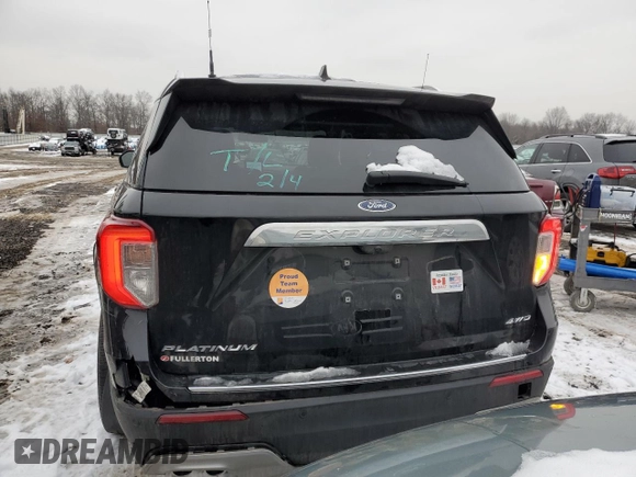 2023 Ford Explorer Platinum z VIN 1FM5K8HC3PGA87872, wystawiony jako Copart lot #44706005 z przebiegiem 60 390 mil mil oraz Szkoda całkowita • Salvage title. Historia ofert i sprzedaży dostępna na DreamBid. Obrazek 6.