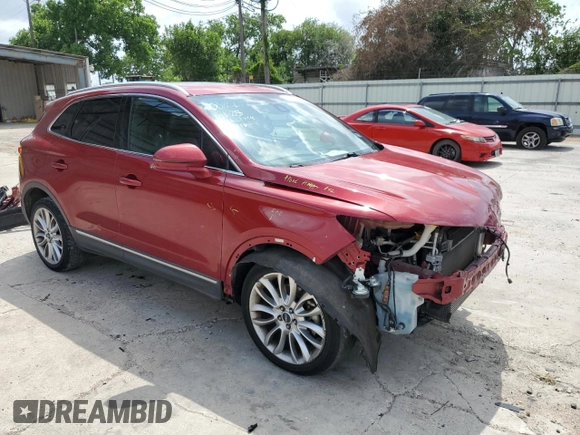 2016 Lincoln MKC Reserve with VIN 5LMCJ3C91GUJ12954, listed as a Copart auction lot 53875675 with 84,590 mi miles and Salvage title. Bid and sale history available at DreamBid. Image 4.