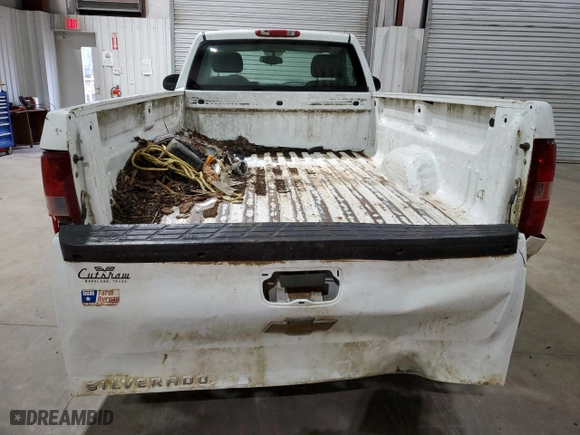 2007 Chevrolet Silverado 1500 Work Truck with VIN 1GCEC14CX7Z571086, listed as a Copart auction lot 46003565 with 162,842 mi miles and Salvage Title. Bid and sale history available at carsss.com. Image 6.