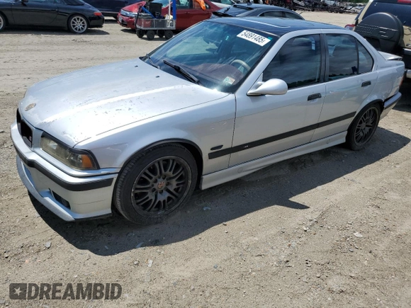 1998 BMW M3 with VIN WBSCD0324WEE14128, listed as a Copart auction lot 54891485 with 247,866 mi miles and Clean title. Bid and sale history available at DreamBid. Image 1.