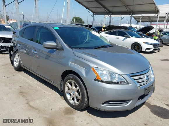2014 Nissan Sentra SR with VIN 3N1AB7AP6EL698081, listed as a IAAI auction lot 41984797 with 64,384 mi miles. Bid and sale history available at carsss.com. Image 1.