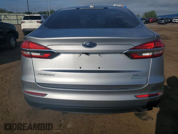 2020 Ford Fusion SE with VIN 3FA6P0HD4LR107933, listed as a Copart auction lot 57036905 with 54,590 mi miles and Non repairable. Bid and sale history available at DreamBid. Image 6.