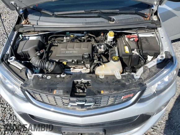 2019 Chevrolet Sonic LT with VIN 1G1JD6SB6K4149172, listed as a Copart auction lot 68833224 with 63,739 mi miles and Salvage title. Bid and sale history available at DreamBid. Image 11.