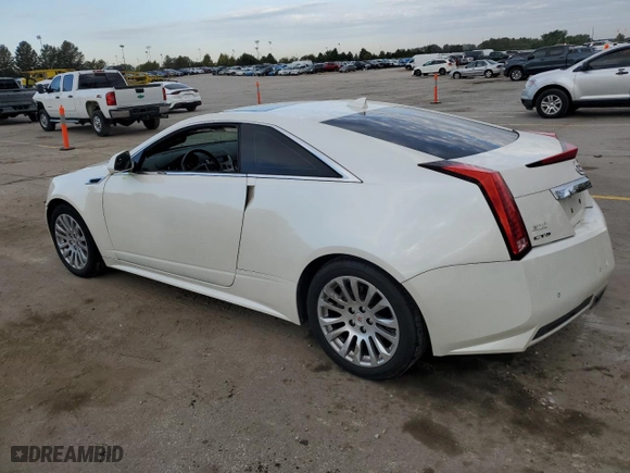 2011 Cadillac CTS Coupe Performance with VIN 1G6DJ1ED3B0153249, listed as a Copart auction lot 74376504 with 83,838 mi miles and Salvage Title. Bid and sale history available at carsss.com. Image 2.