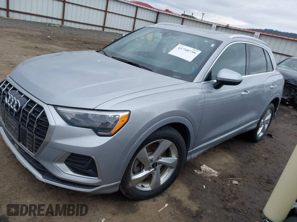 2021 Audi Q3 Premium with VIN WA1AUCF35M1131933, listed as a IAAI auction lot 41710739 with 93,293 mi miles and . Bid and sale history available at DreamBid. Image 17.