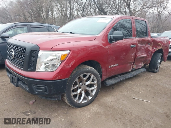 2017 Nissan Titan S with VIN 1N6AA1EJ8HN560496, listed as a IAAI auction lot 41514466 with 122,856 mi miles. Bid and sale history available at carsss.com. Image 17.