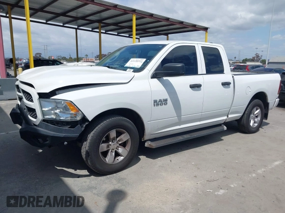 2018 Ram 1500 Tradesman with VIN 1C6RR6FG8JS166266, listed as a IAAI auction lot 42128397 with 76,106 mi miles and . Bid and sale history available at DreamBid. Image 17.