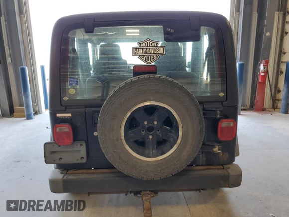 2004 Jeep Wrangler X with VIN 1J4FA39S14P721948, listed as a Copart auction lot 55998195 with Not Provided miles and Clean Title. Bid and sale history available at DreamBid. Image 6.