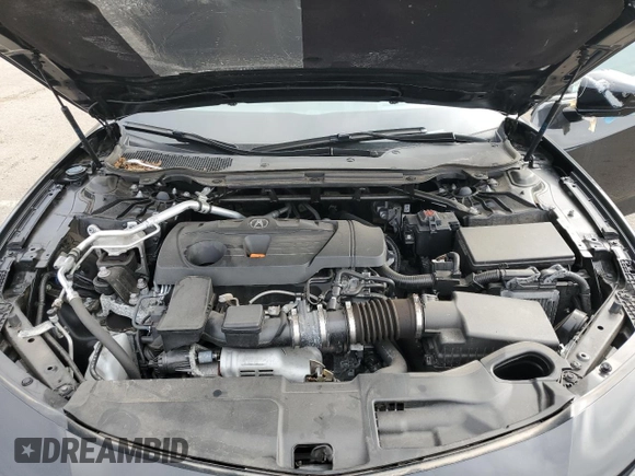 2022 Acura TLX Advance with VIN 19UUB6F65NA003537, listed as a Copart auction lot 85199054 with 20,110 mi miles and Salvage title. Bid and sale history available at DreamBid. Image 11.