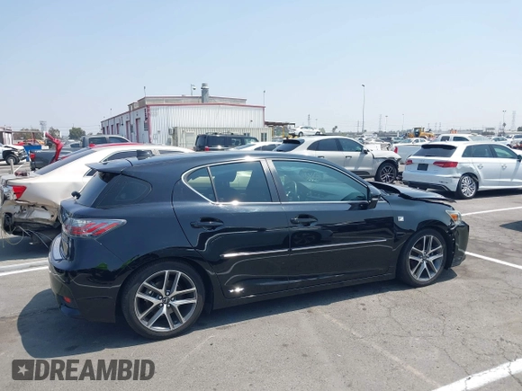 2016 Lexus CT 200h with VIN JTHKD5BH9G2253389, listed as a IAAI auction lot 42594365 with 72,577 mi miles and . Bid and sale history available at DreamBid. Image 14.