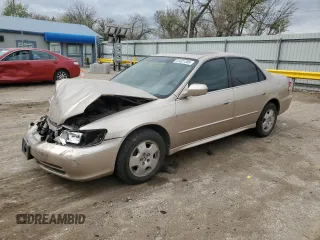 2001 Honda Accord EX z VIN 1HGCG165X1A045185, wystawiony jako Copart lot #51021305 z przebiegiem Nie podano mil oraz Szkoda całkowita • Salvage title. Historia ofert i sprzedaży dostępna na DreamBid. Obrazek 1.