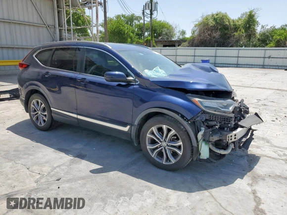 2020 Honda CR-V Touring with VIN 7FARW1H94LE002651, listed as a Copart auction lot 65023475 with 65,507 mi miles and Salvage title. Bid and sale history available at DreamBid. Image 4.