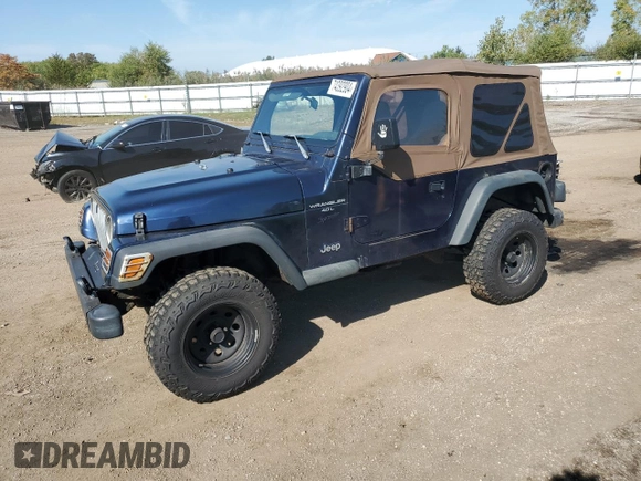 1997 Jeep Wrangler Sport with VIN 1J4FY19S0VP449796, listed as a Copart auction lot 74392904 with 139,322 mi miles and Clean Title. Bid and sale history available at carsss.com. Image 1.