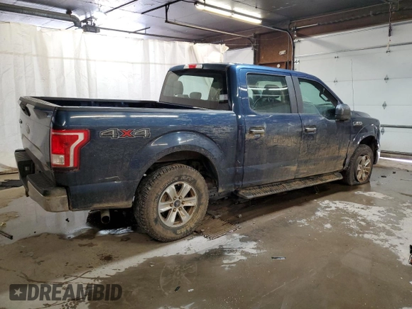 2015 Ford F-150 XLT with VIN 1FTEW1EP2FFC73690, listed as a Copart auction lot 61154355 with 145,389 mi miles and Salvage title. Bid and sale history available at DreamBid. Image 3.