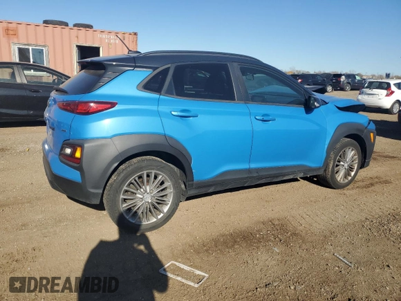 2018 Hyundai Kona SEL with VIN KM8K2CAA8JU188977, listed as a Copart auction lot 78459964 with 92,185 mi miles and Salvage Title. Bid and sale history available at carsss.com. Image 3.