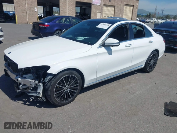 2020 Mercedes-Benz C 300 with VIN W1KWF8DBXLR601604, listed as a IAAI auction lot 42030386 with 56,165 mi miles and . Bid and sale history available at DreamBid. Image 18.