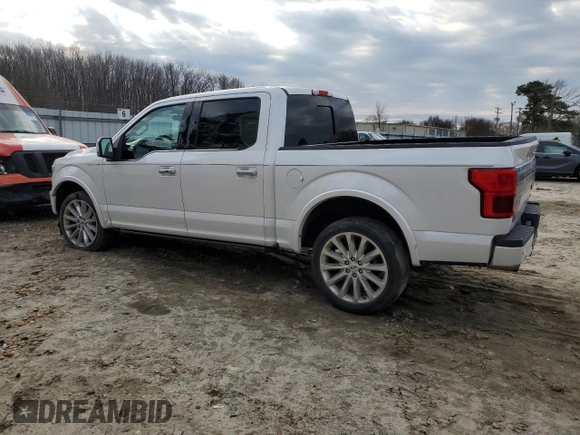 2019 Ford F-150 Limited with VIN 1FTEW1EG9KFA30923, listed as a Copart auction lot 42606935 with 31,029 mi miles and Salvage Title. Bid and sale history available at carsss.com. Image 2.