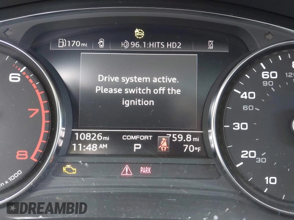 2024 Audi Q5 S line Premium with VIN WA1GAAFY4R2014543, listed as a IAAI auction lot 41704011 with 10,826 mi miles and . Bid and sale history available at DreamBid. Image 16.
