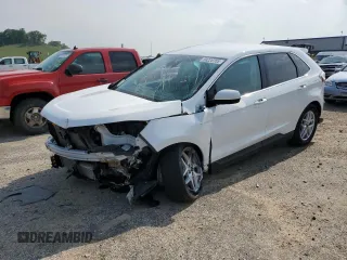 2023 Ford Edge SEL z VIN 2FMPK4J9XPBA14635, wystawiony jako Copart lot #58220705 z przebiegiem Nie podano mil oraz Szkoda całkowita • Salvage title. Historia ofert i sprzedaży dostępna na DreamBid. Obrazek 1.