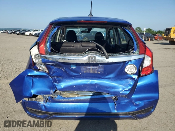 2018 Honda Fit EX with VIN 3HGGK5H82JM714373, listed as a Copart auction lot 62324065 with 75,222 mi miles and Salvage title. Bid and sale history available at DreamBid. Image 6.