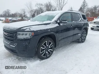 2021 GMC Acadia SLE with VIN 1GKKNRLS2MZ211301, listed as a IAAI auction lot 41326723 with 39,526 mi miles. Bid and sale history available at carsss.com. Image 2.