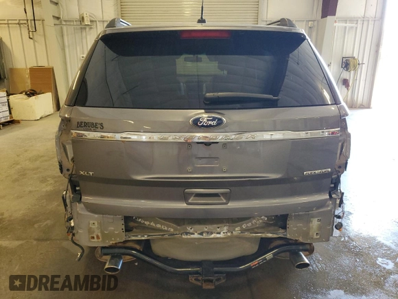 2014 Ford Explorer XLT with VIN 1FM5K7D81EGC28771, listed as a Copart auction lot 60571955 with 92,647 mi miles and Salvage title. Bid and sale history available at DreamBid. Image 6.