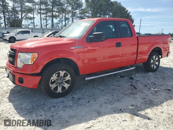 2013 Ford F-150 XL with VIN 1FTFX1CF4DKF89981, listed as a Copart auction lot 49700395 with 127,034 mi miles and Salvage Title. Bid and sale history available at carsss.com. Image 1.