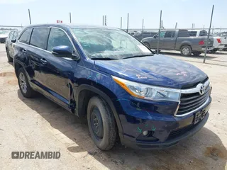 2015 Toyota Highlander LE Plus z VIN 5TDZKRFH1FS060958, wystawiony jako IAAI lot #42014189 z przebiegiem 154 993 mil mil oraz . Historia ofert i sprzedaży dostępna na DreamBid. Obrazek 1.