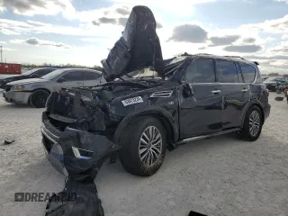 2021 Nissan Armada SV with VIN JN8AY2ACXM9147160, listed as a Copart auction lot 83873234 with Not Provided miles and Non Repairable. Bid and sale history available at carsss.com. Image 1.