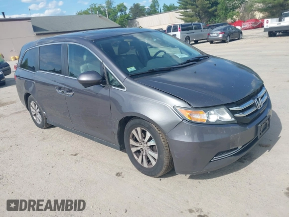 2015 Honda Odyssey EX-L z VIN 5FNRL5H69FB060423, wystawiony jako IAAI lot #42335707 z przebiegiem 175 770 mil mil oraz . Historia ofert i sprzedaży dostępna na DreamBid. Obrazek 1.