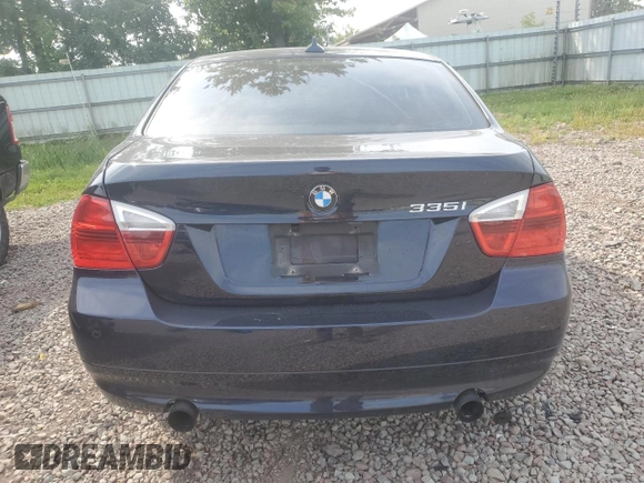 2008 BMW 3 Series 335i with VIN WBAVB77518NH79742, listed as a Copart auction lot 70930754 with 96,999 mi miles and Salvage Title. Bid and sale history available at carsss.com. Image 6.