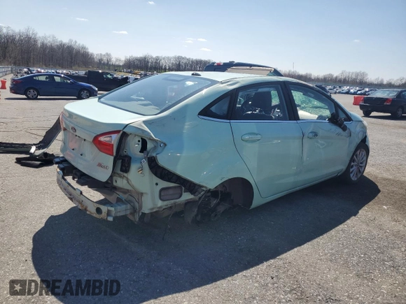 2017 Ford Fiesta Titanium with VIN 3FADP4CJ2HM119725, listed as a Copart auction lot 50743635 with 125,412 mi miles and Salvage Title. Bid and sale history available at carsss.com. Image 3.