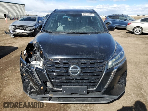 2021 Nissan Kicks SR with VIN 3N1CP5DV1ML558138, listed as a Copart auction lot 49273895 with 110,566 mi miles and Salvage Title. Bid and sale history available at DreamBid. Image 5.