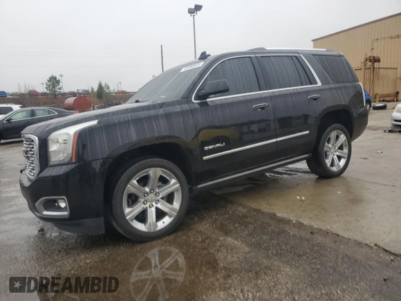 2018 GMC Yukon Denali with VIN 1GKS1CKJ5JR152838, listed as a Copart auction lot 44698935 with 123,807 mi miles and Salvage Title. Bid and sale history available at carsss.com. Image 1.